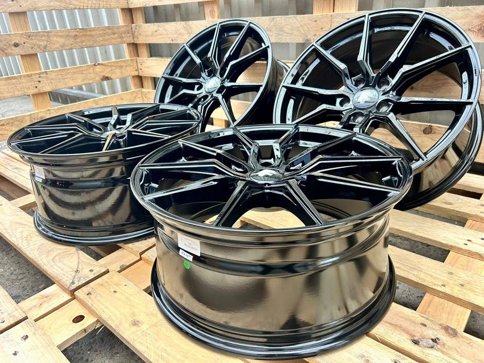 ⭐ Allwetterreifen Ganzjahr Für Audi A4 B8 8K A6 4F Mercedes C Klasse W205 E Klasse W213 Cabrio Coupe R1ES R1EC FF Wheels Alufelgen Kompletträder 5/112 5×112 Schwarz Glanz 245/35…