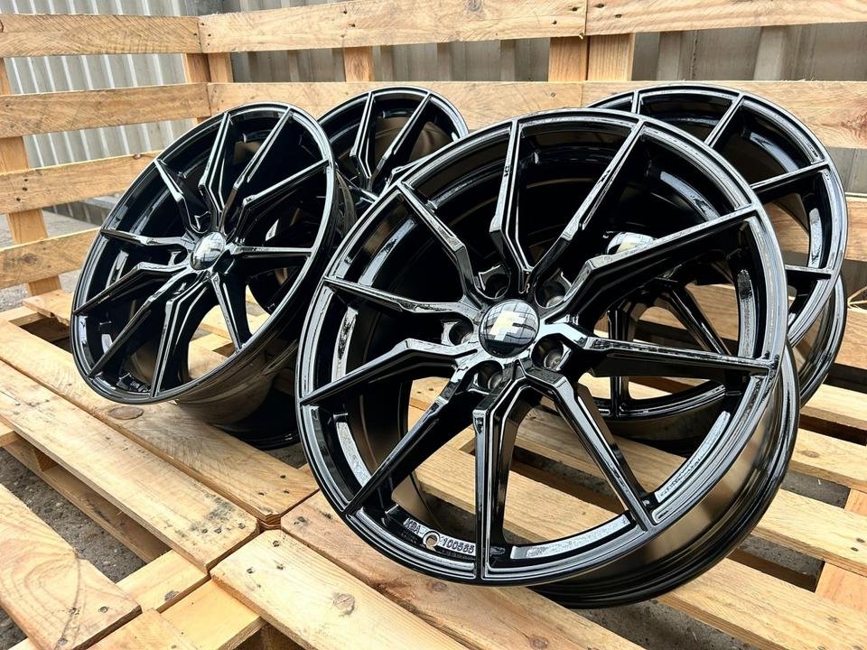 ⭐ FF Wheels ⭐ 245 45 19 Zoll Schwarz Allwetterreifen Alufelgen 5/112 5×112 für Ssangyong Korando BMW iX1 X1 U11 PHEV Mercedes GLA GLB W245 W247 AMG 35 E Klasse All Terrain EQA…