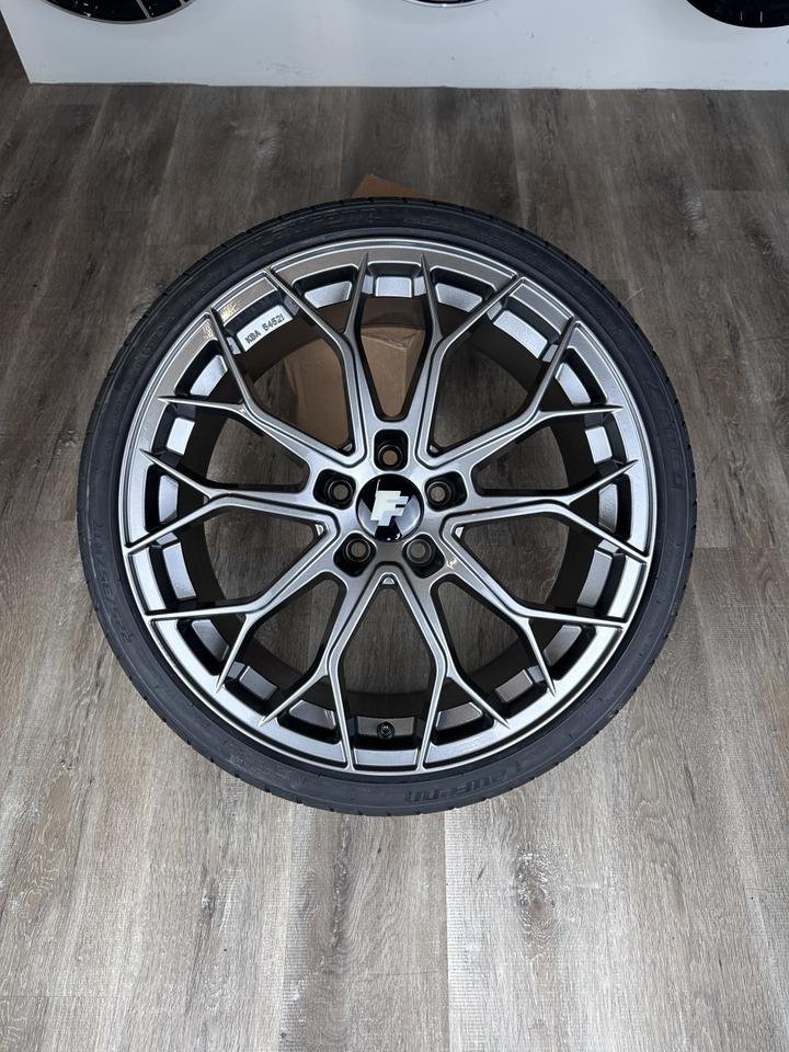 FF Wheels FF01 19 Zoll Sommerräder für Mercedes V GLA GLB GLC GLK S Klasse Vito 639 W447 447 H247 F2B X247 GLA35 GLB35 X204 W221 W222 Felgen Reifen Räder anthrazit Sommerreifen…