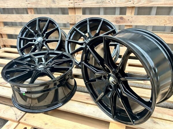 ⭐ FF Wheels ⭐ FF03 Kompletträder 225/35 19 Schwarz Felgen Allwetter Ganzjahr Reifen für Mercedes A B C Klasse CLA Mini Clubman VW Golf 5 6 7 8 Eos Jetta Passat B6 B7 B8 BMW 1er...
