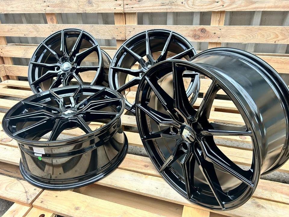 ⭐ FF Wheels ⭐ FF03 Kompletträder 225/35 19 Schwarz Felgen Allwetter Ganzjahr Reifen für Mercedes A B C Klasse CLA Mini Clubman VW Golf 5 6 7 8 Eos Jetta Passat B6 B7 B8 BMW 1er…