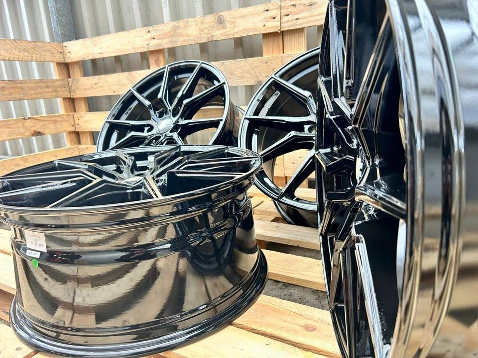 ⭐ FF Wheels ⭐ FF03 Sommerreifen Schwarz 245 40 19 Zoll Winter Kompletträder für Audi A6 4F S6 4G A7 S7 Sportback A8 4E Q3 RS Q3 8U Mercedes CL215 CL216 CL63 AMG GLA 45 S Klasse…