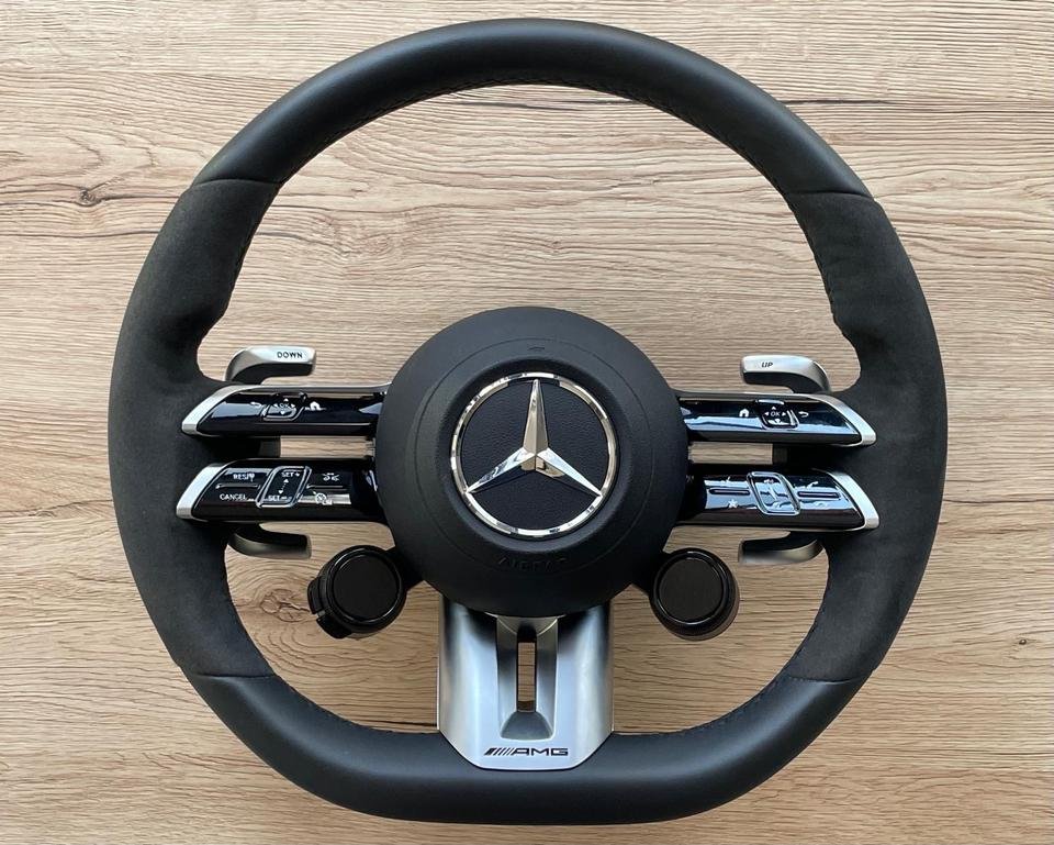 Mercedes AMG Alcantara Lenkrad W213 W206 W214 W223