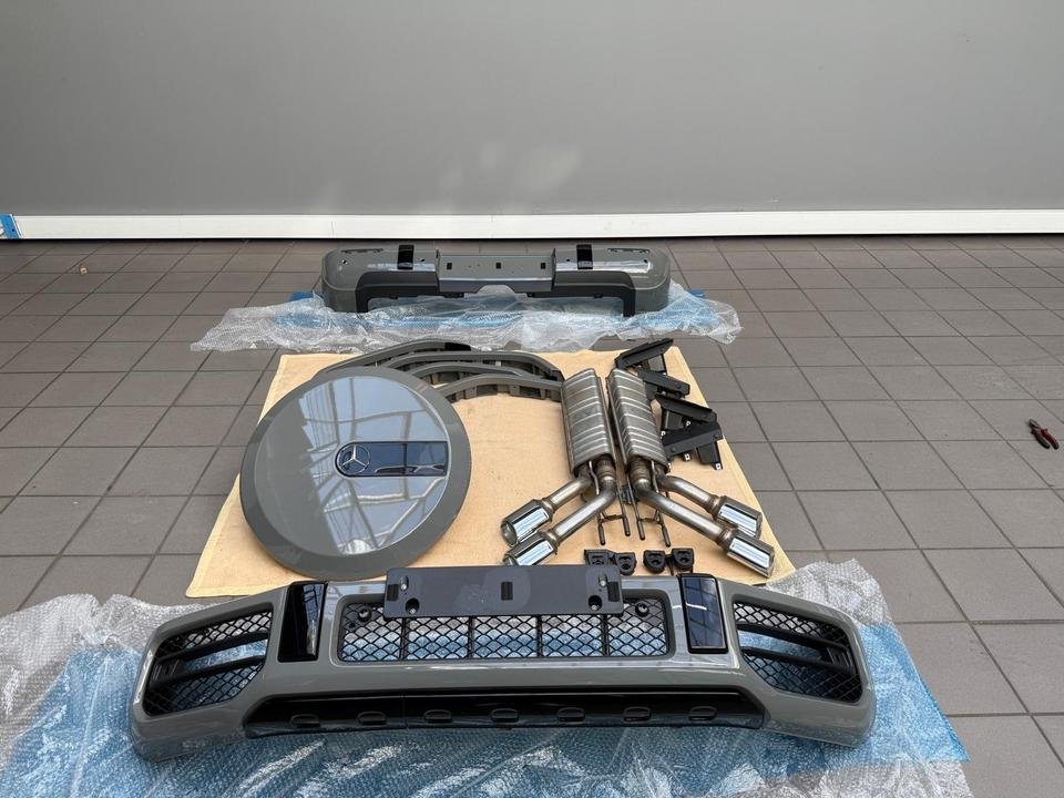 Mercedes G-Klasse W463 Umbaukit Stoßstangen Auspuff
