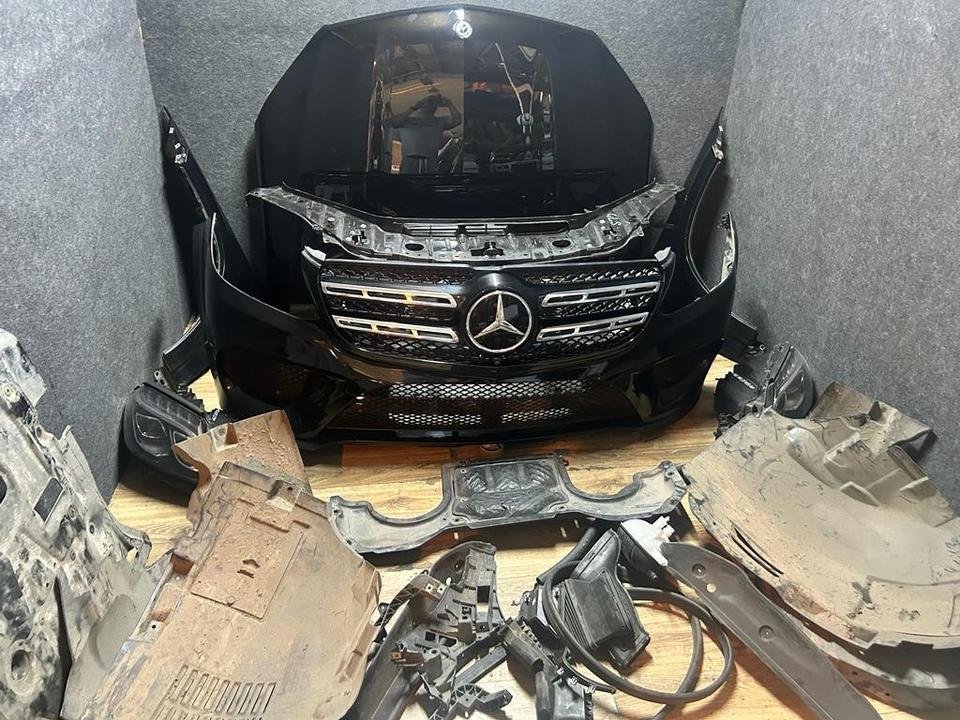 Mercedes GLS X166 AMG 197 Motorhaube Stoßstange Scheinwerfer kühl