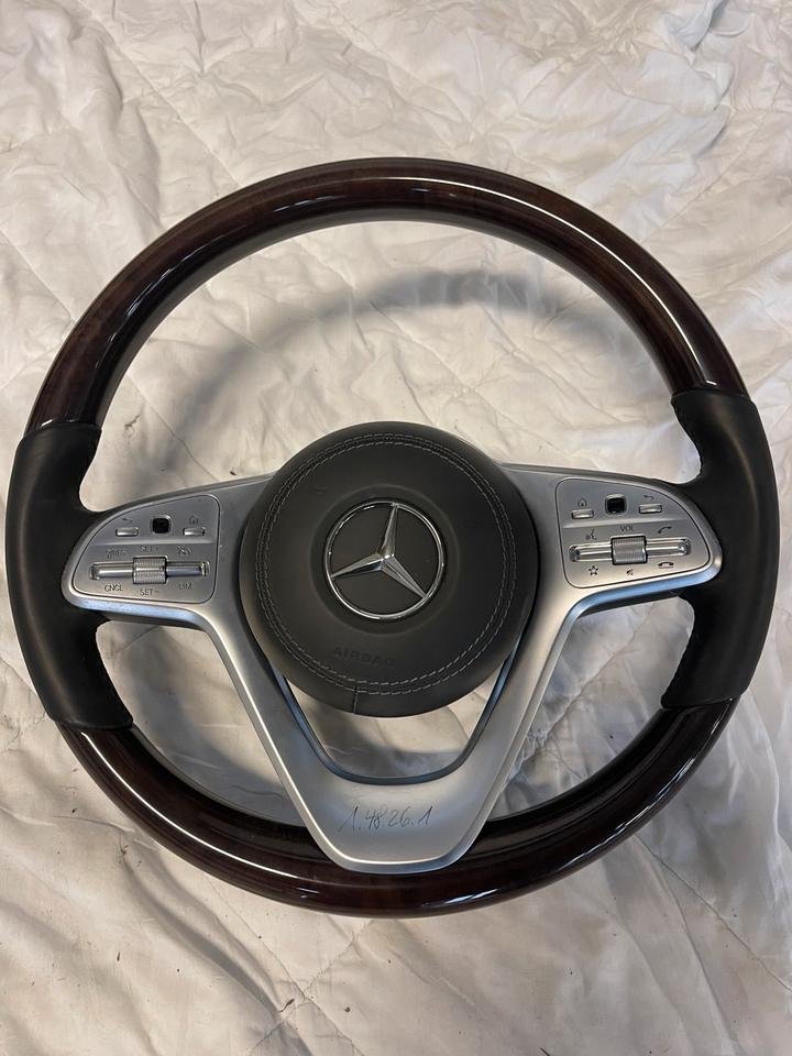 Mercedes W222 2017 S600 Holz / Leder Lenkrad