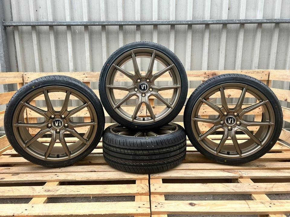 V1 Wheels V1 245/45 18 Zoll Bronze Sommer Komplettäder Winterreifen für Audi A8 4E A6 4G Mercedes CL215 E Klasse W213 GLA 245 AMG S Klasse W220 V Klasse Vito W447 638 638/1…